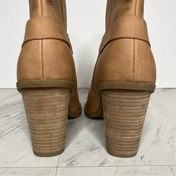 DV by Dolce Vita Nilano Light Brown Harness Heeled Bootie 9 1/2 - Picture 4 of 14